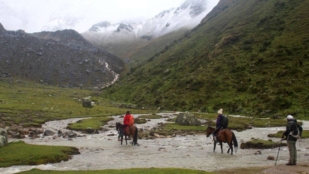 horseback riding Andes Mountains Peru